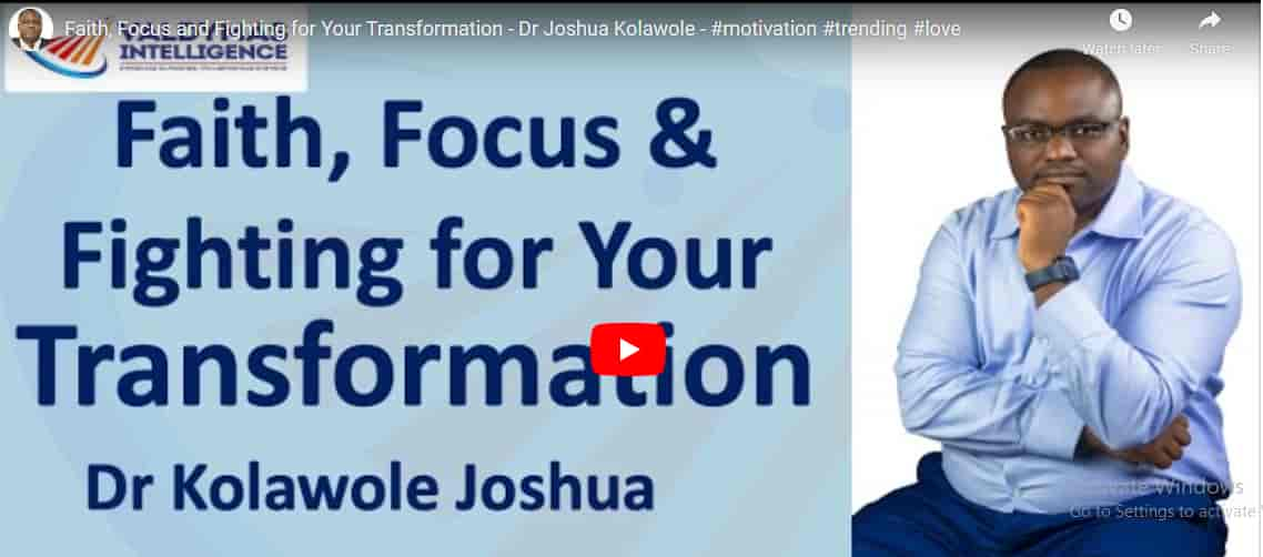 Faith, Focus and Fighting for Your Transformation 